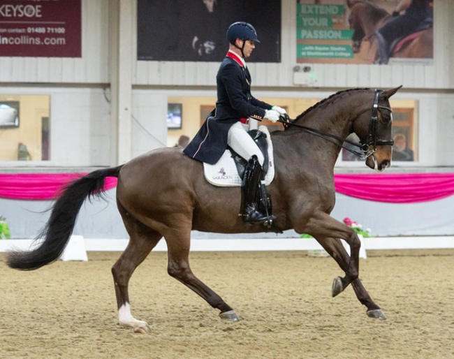 Spencer Wilton and Super Nova at the 2020 CDI Keysoe :: Photo © Kevin Sparrow