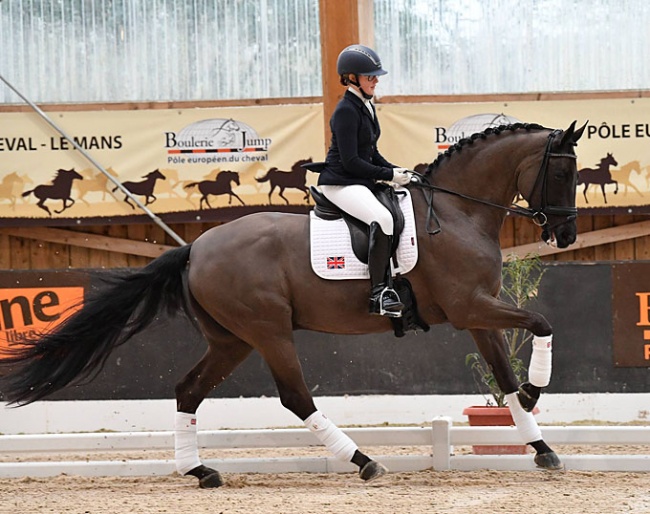 Mette Dahl and Selten HW make an impressive CDI Debut in the children's division at the 2020 CDI Le Mans :: Photo © Les Garennes