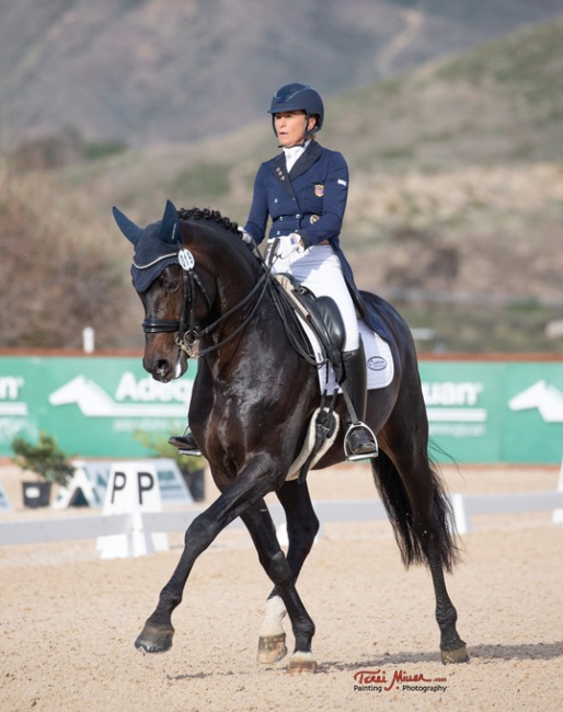 Jennifer Hoffmann and Rondoro Noblesse at the 2020 CDI Temecula :: Photo © Terri Miller