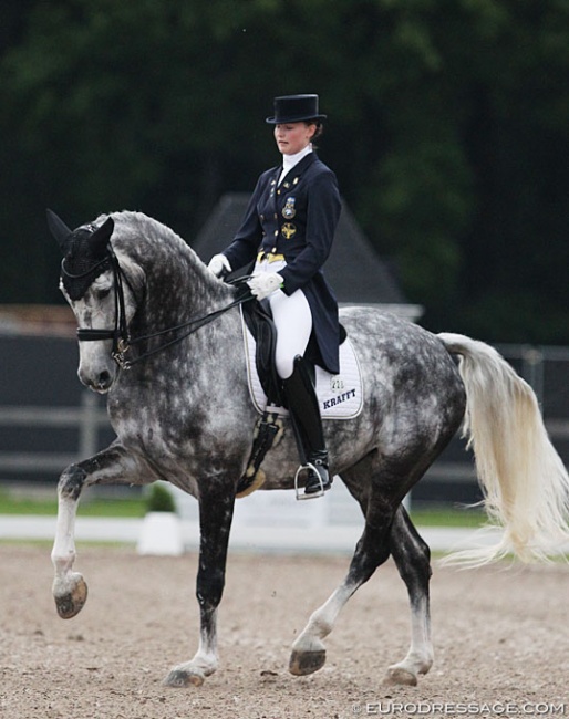Without a doubt the Grand Prix Shooting Stars of 2014, Marina Mattsson and Cassio. And then the horse was sold :: Photo © Astrid Appels