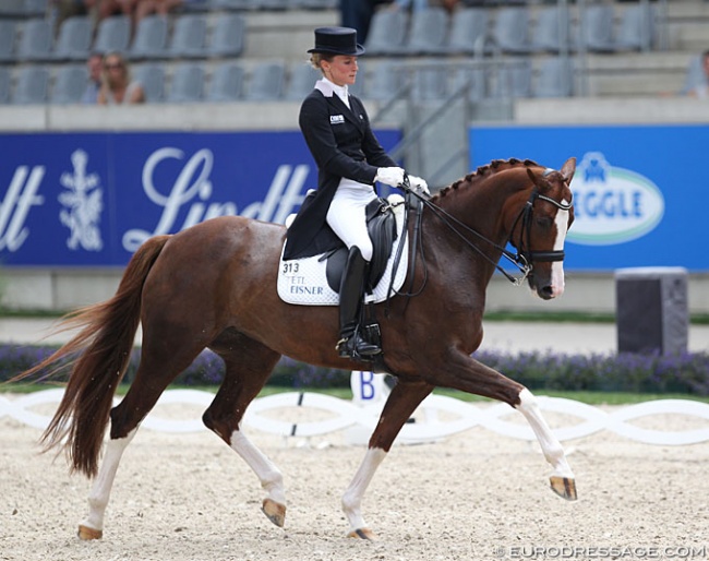 Helen Langehanenberg and Brisbane at the 2017 CDIO Aachen :: Photo © Astrid Appels