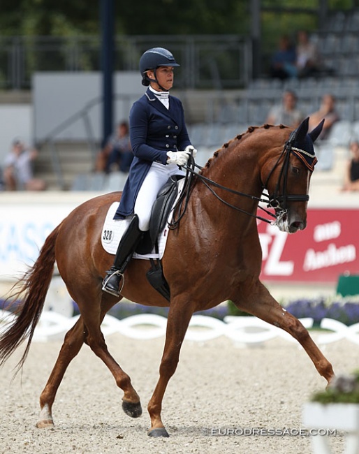 Danielle Heijkoop and Daula II at the 2018 CDIO Aachen :: Photo © Astrid Appels