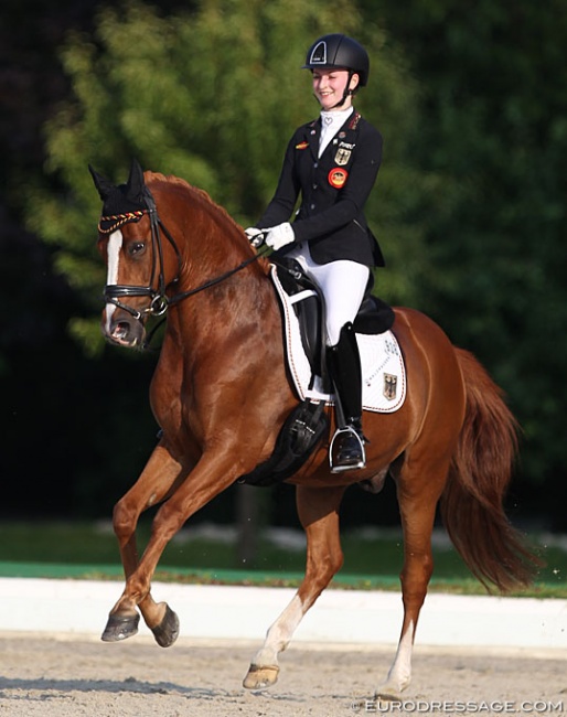 Julia Barbian and Der Kleine König at the 2018 CDIO-PJYR Hagen :: Photo © Astrid Appels