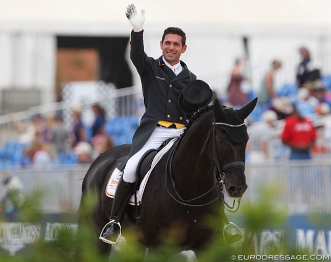 Severo Jurado Lopez at the 2018 World Equestrian Games in Tryon :: Photo © Astrid Appels