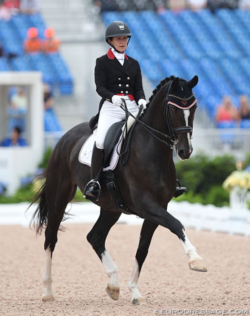 Belinda Trussell and Tattoo at the 2018 World Equestrian Games :: Photo © Astrid Appels
