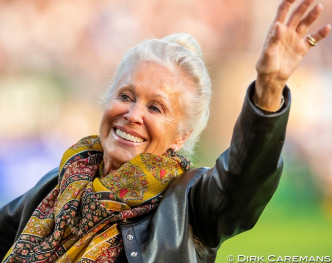 Margit Otto-Crépin at the opening ceremony of the 2019 CHIO Aachen :: Photo © Stefan Lafrentz/Hippofoto