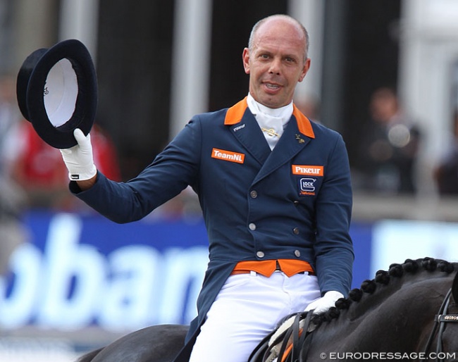 Hans Peter Minderhoud at the 2019 European Dressage Championships :: Photo © Astrid Appels