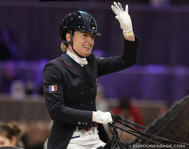 Anne Sophie Serre at the 2019 CDI-W Mechelen :: Photo © Astrid Appels
