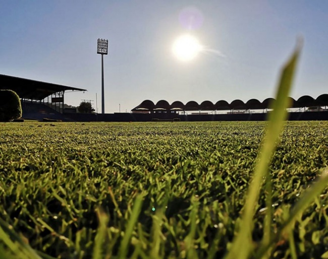 The Aachen show jumping stadium in spring