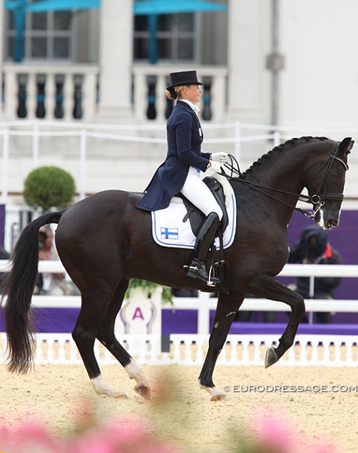 Mikaela Lindh and Skovlunds Mas Guapo at the 2012 Olympic Games :: Photo © Astrid Appels