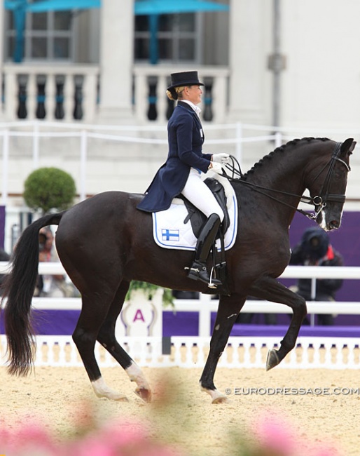 Mikaela Lindh and Skovlunds Mas Guapo at the 2012 Olympic Games :: Photo © Astrid Appels