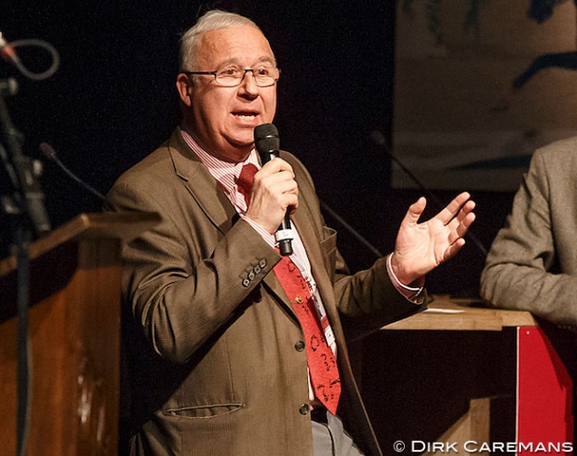 Bernard Maurel at the 2015 Global Dressage Forum :: Photo © Hippofoto