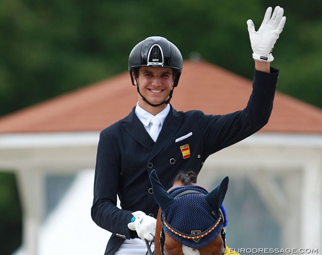 Juan Matute Guimon and Dhannie at the 2016 CDIO Compiegne :: Photo © Astrid Appels
