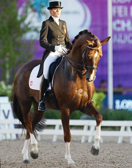 Katarzyna Milczarek and Dzeko at the 2017 European Dressage Championships in Gothenburg :: Photo © Astrid Appels