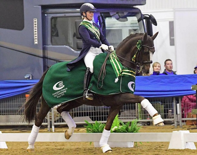 Sadie Smith and Keystone Dynamite at the 2018 British Winter Championships :: Photo © Kevin Sparrow