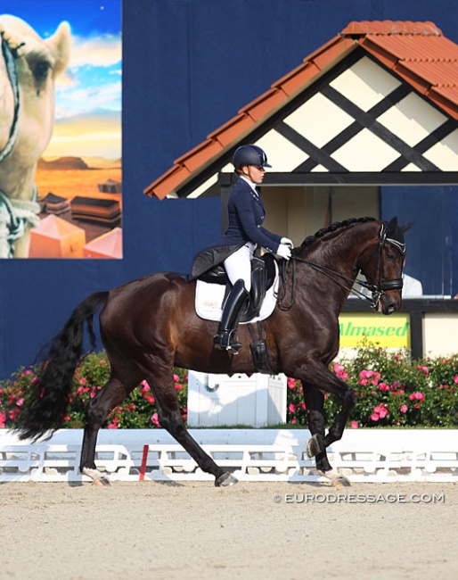 Mieke Naberink and Chesspoint at the 2018 CDIO-PJYR Hagen :: Photo © Astrid Appels