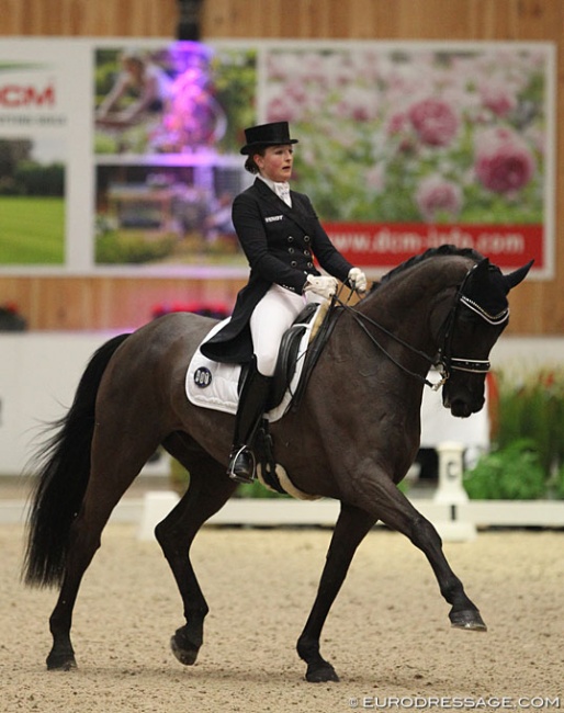 Florine Kienbaum and Doktor Schiwago at the 2018 CDI Lier :: Photo © Astrid Appels