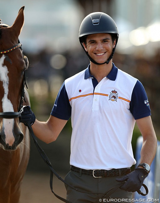 Juan Matute Guimon at the 2018 World Equestrian Games :: Photo © Astrid Appels