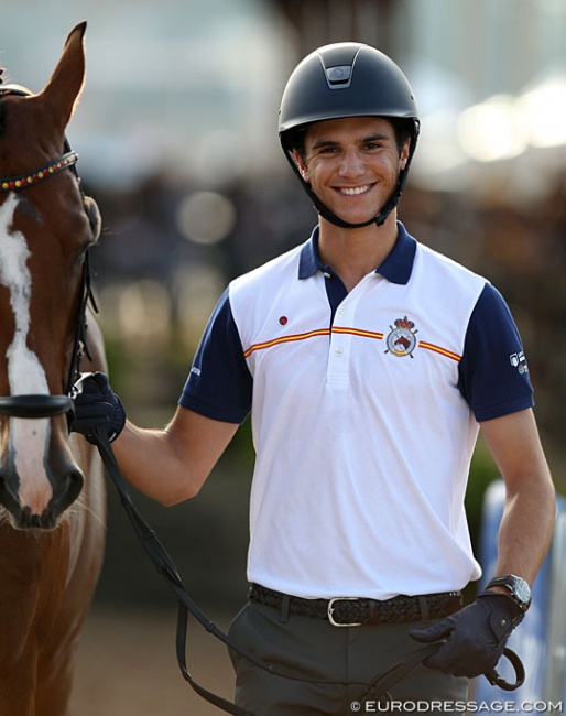 Juan Matute Guimon at the 2018 World Equestrian Games :: Photo © Astrid Appels