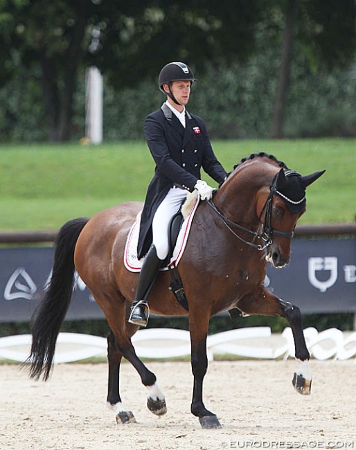 Denmark's Soren Wind competing at the 2019 European Under 25 Championships in San Giovanni in Marignano :: Photo © Astrid Appels