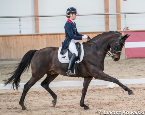 Alicja Trawinska and Diego Ramirez at the 2019 CDI Sopot :: Photo © Lukasz Kowalski