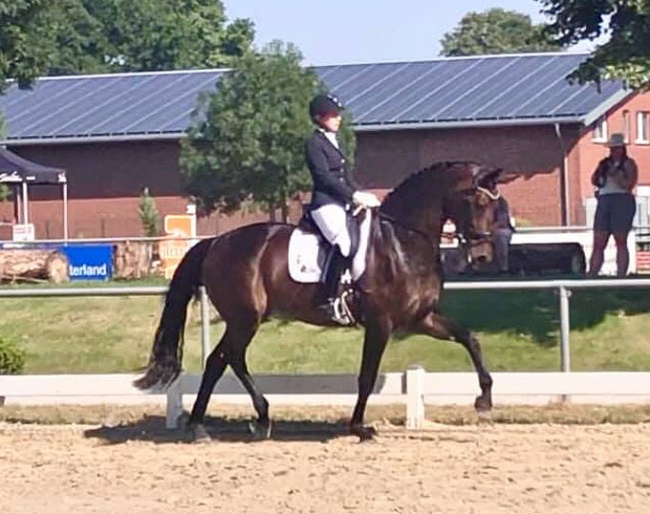 Beata Stremler and Furstin Bea at the 2020 BuCha qualifier in Coesfeld