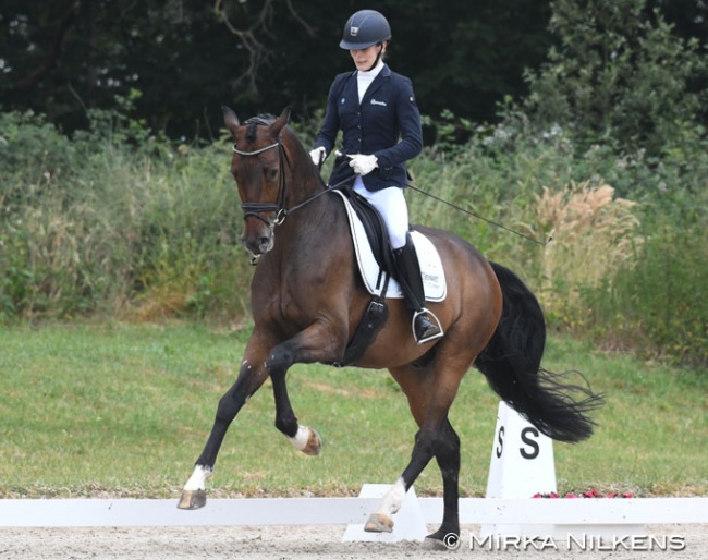 Beatrice Buchwald on Dancelli at the 2020 Langenfeld Bundeschampionate Qualifier