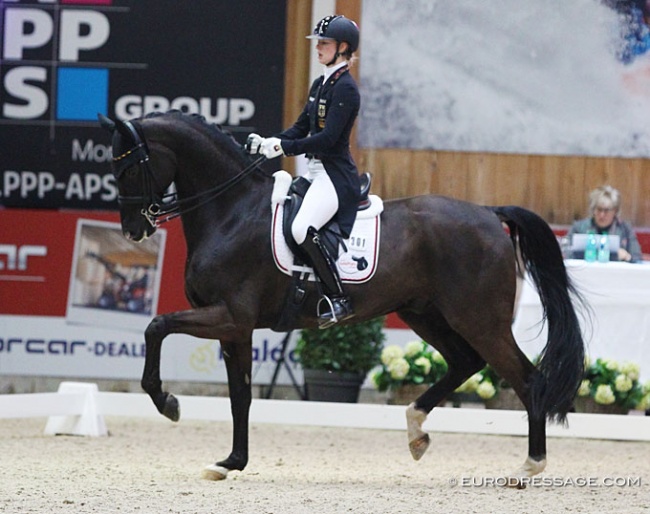 Ann Kathrin Lindner and Sunfire at the 2020 CDI Lier in February :: Photo © Astrid Appels