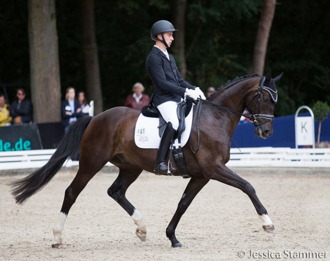 Bart Desender and Fine Art von Bellin at the 2019 Bundeschampionate :: Photo © Jessica Stammer