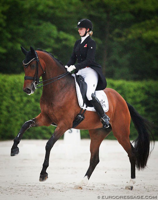 Carlotta Rogerson and Famora at the 2019 CDIO Compiegne :: Photo © Astrid Appels