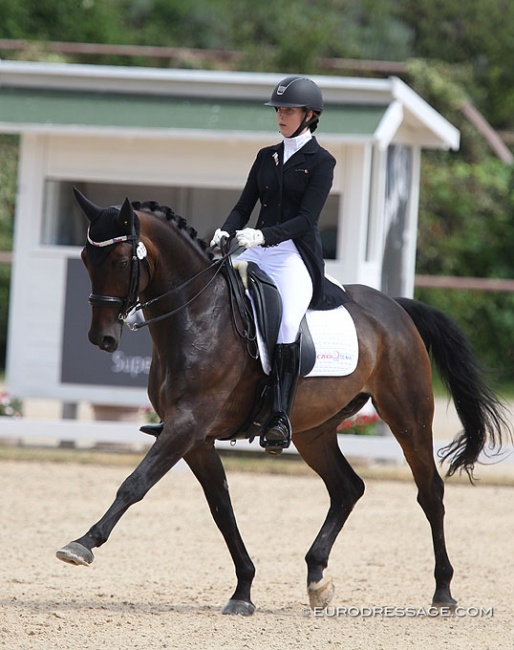 Eliska Skrivanova  and Farewell at the 2019 European Junior Riders Championships :: Photo © Astrid Appels