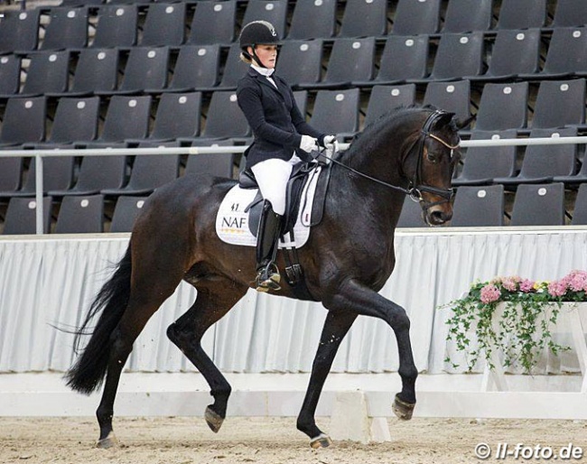 Maria Falkner Hansen and Sansibar AK at the 2019 Stallion Sport Test in Verden :: Photo © LL-foto