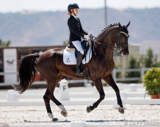 Carla Ugena Agramunt on Furst Flanagan at the selection trial at Las Cadenas :: Photo © Lily Forado