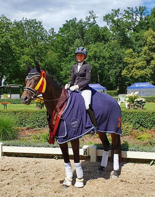 Ramona Ritzel and Zoé at the 2020 CDN Darmstadt