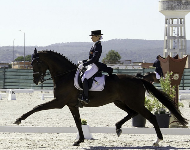 Maria Caetano and Hit Plus achieve 73.9 in their second GP Special at the 2020 CDN Golega :: Photo © Rui Pedro Godinho