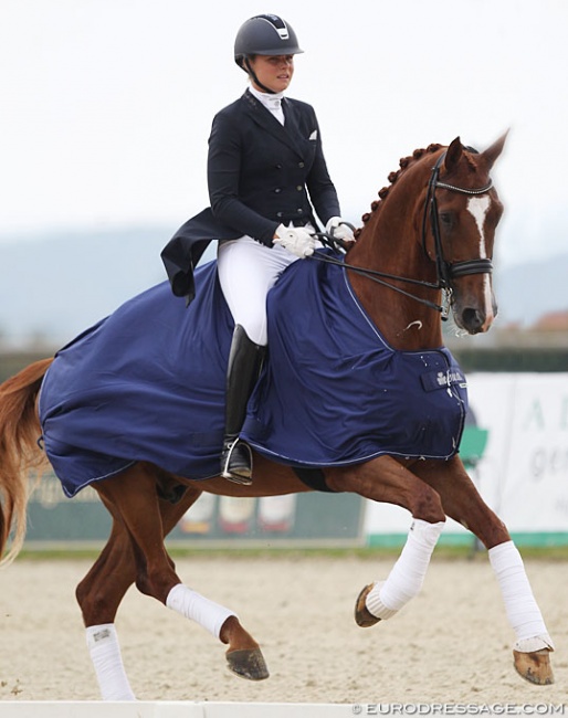 Mara de Vries and Habibi DVB at the 2020 CDI Hagen :: Photo © Astrid Apppels