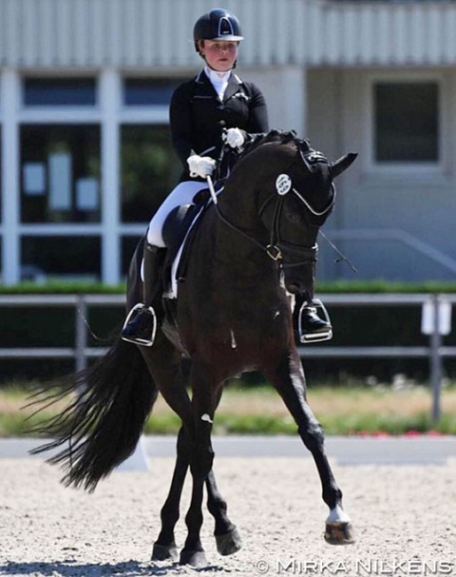Paulina Holzknecht and Fürstenliebe W at the 2020 CDN Langenfeld :: Photo © Mirka Nilkens