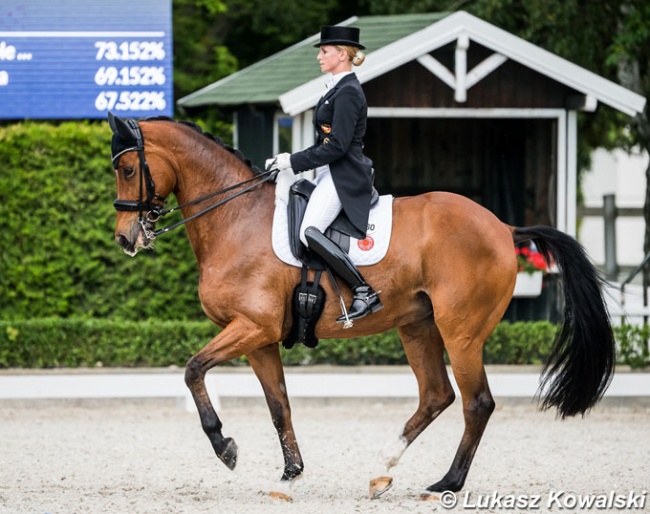 Jessica von Bredow-Werndl on Zaire at the 2020 CDI-W Mariakalnok :: Photo © Lukasz Kowalski