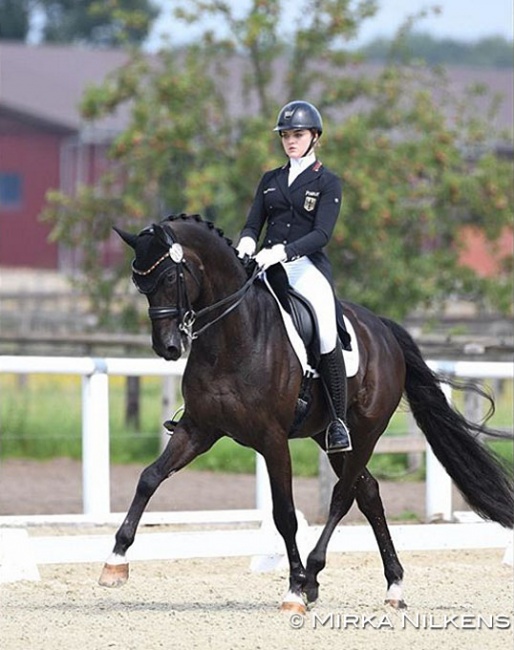 Luca Collin and Descolari at the German team selection trial in Warendorf :: Photo © Mirka Nilkens