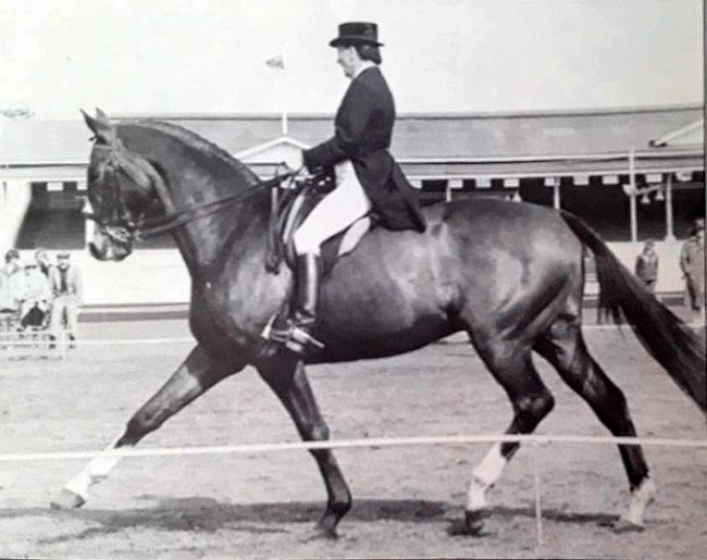 Margaret McIver and CK competing in Australia in 1984 :: Photo © Roz Neave