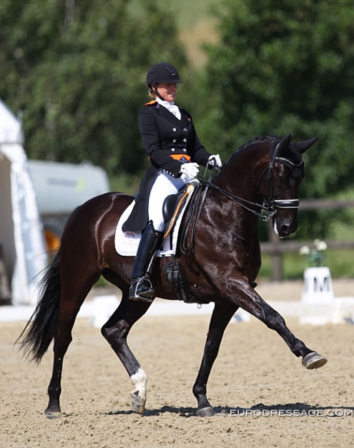 Krista Kolijn and Wish at the 2018 CDI Leudelange :: Photo © Astrid Appels