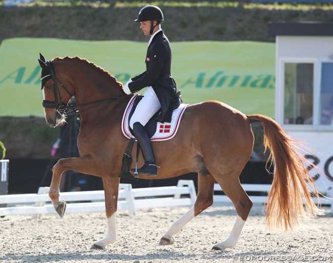 Daniel Bachmann Andersen and Blue Hors Zepter at the 2018 CDIO Uggerhalne :: Photo © Astrid Appels