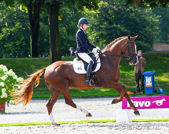 Veronique Roerink and Khaleesi at the 2019 Dutch Championships :: Photo © Digishots