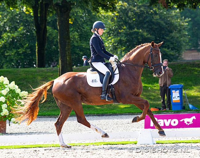 Veronique Roerink and Khaleesi at the 2019 Dutch Championships :: Photo © Digishots