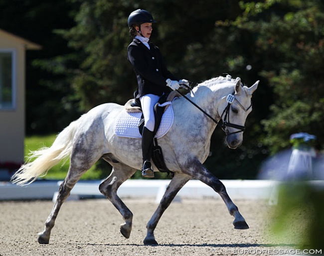 Ann Van Den Broeck on Langtoftegard Leandro at the 2019 CDIO-P Hagen :: Photo © Astrid Appels