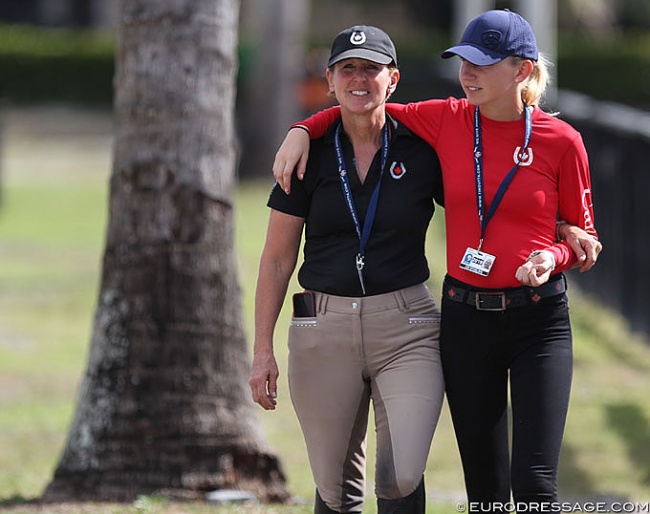 Diane and Vanessa Creech at the 2019 CDI Wellington :: Photo © Astrid Appels