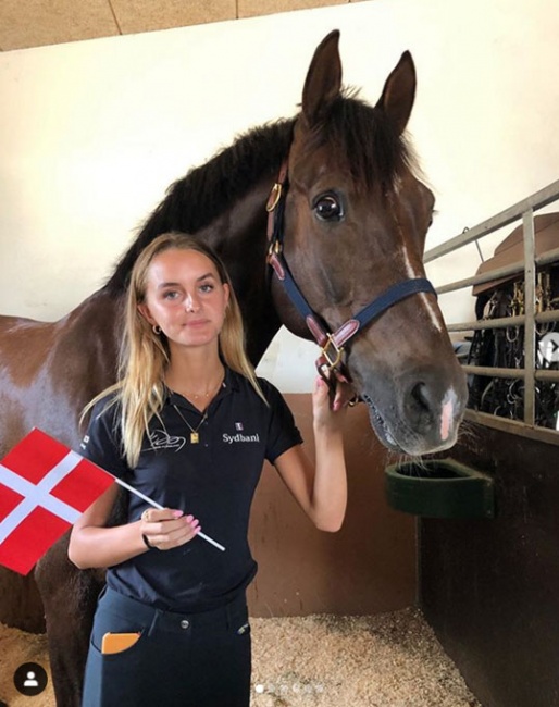 Liva Addy Guldager Nielsen with Don Caballero