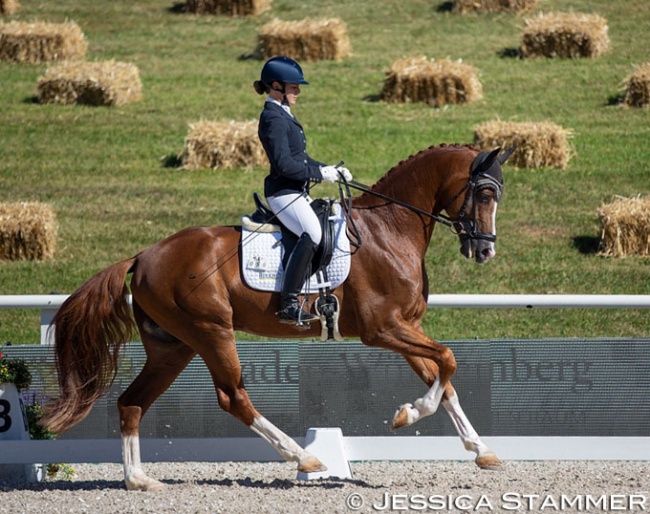NIcola Haug and Fabritius at the 2020 CDN Donzdorf :: Photo © Jessica Stammer