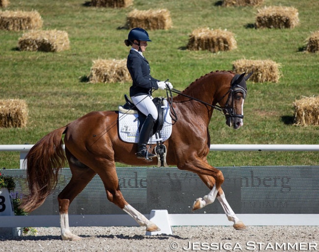 NIcola Haug and Fabritius at the 2020 CDN Donzdorf :: Photo © Jessica Stammer