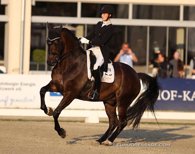 Carina Bachmann and Tarantino at the 2020 CDI Hagen :: Photo © Astrid Appels